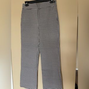 FOREVER 21 flare gingham print pant